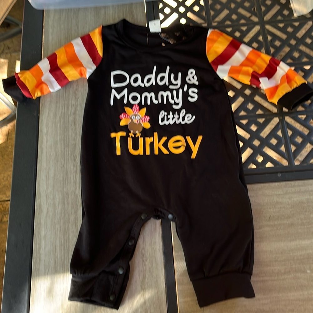 1257. Unisex Thanksgiving One Piece
